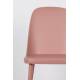 Lot de 2 Chaises Design Woody Chaise de Table PIP Rose 46x53,5x85cm