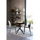 Lot de 2 Chaises Design Woody Chaise de Table PIP Rose 46x53,5x85cm