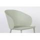 Lot de 2 Chaises Design Woody Fauteuils de Table GIGI Vert 53,5x57x81cm
