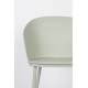Lot de 2 Chaises Design Woody Fauteuils de Table GIGI Vert 53,5x57x81cm