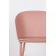 Lot de 2 Chaises Design Woody Fauteuils de Table GIGI Rose 53,5x57x81cm