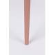 Lot de 2 Chaises Design Woody Fauteuils de Table GIGI Rose 53,5x57x81cm