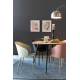 Lot de 2 Chaises Design Woody Fauteuils de Table GIGI Rose 53,5x57x81cm