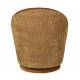 Fauteuil Lounge Madison Dutchbone Assise Design Art Déco en Velours Whisky 67x76x78cm