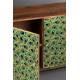 Cabinet Meena Dutchbone 2 Portes Bahut de Rangement en Bois et Métal 40x80x95cm