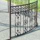 Majestueuse Tonnelle Elizabeth Gloriette de Jardin Pergola Abris Rond Kiosque en Fer Forgé et Fonte Marron 400x500x500cm