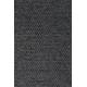Lot de 2 Fauteuils de Table Jolien Marque Woody Chaises Sièges Assises de Séjour en Acier Noir et Tissu Gris Foncé 57x60,5x79cm
