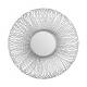 Miroir Filaire Hinsk Glace Ronde Décoration Murale en Métal 9x80x80cm