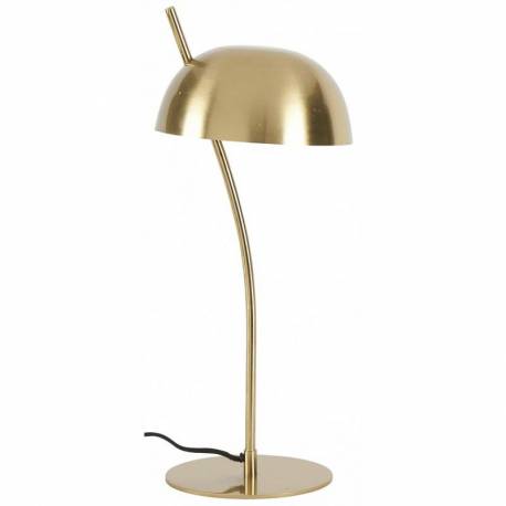 Lampe Torino Brass Athezza Luminaire de Bureau Electrique Eclairage d'Appoint en Métal Doré 22x22x54cm