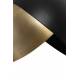 Suspension NAMCO Lustre Plafonnier Contemporain en Métal Noir et Bronze Antique 25,5x30x30cm