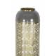 Lampe de Table ROHIT Luminaire d'Appoint en Métal Vert Olive et Doré 17x17x44cm