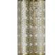 Lampe de Table ROHIT Luminaire d'Appoint en Métal Vert Olive et Doré 17x17x44cm