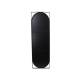 Miroir Trumeau Noir Glace Murale Psyché Style Loft en Métal Noir 2x37x117cm