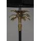Lampadaire Cresta Dutchbone Lampe Luminaire Eclairage en Aluminium Noir et Velours 25x25x131cm