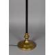 Lampadaire Cresta Dutchbone Lampe Luminaire Eclairage en Aluminium Noir et Velours 25x25x131cm