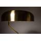 Lampadaire Eclipse Laiton Dutchbone Luminaire à Poser Eclairage d'Intérieur en Métal Laiton Brossé 30x30x130cm