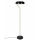 Lampadaire Eclipse Noir Dutchbone Luminaire à Poser Eclairage d'Intérieur en Métal Laqué Noir 30x30x130cm