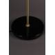 Lampadaire Eclipse Noir Dutchbone Luminaire à Poser Eclairage d'Intérieur en Métal Laqué Noir 30x30x130cm