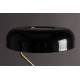 Lampe de Bureau Eclipse Noir Dutchbone Luminaire à Poser Eclairage d'Intérieur en Métal Laqué Noir 30x30x42cm