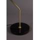 Lampe de Bureau Eclipse Noir Dutchbone Luminaire à Poser Eclairage d'Intérieur en Métal Laqué Noir 30x30x42cm
