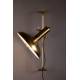 Applique Karish Dutchbone Lampe Murale Eclairage Orientable en Métal Patiné Laiton 28,5x40,5x61cm