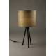 Lampe de Table Woodland Dutchbone Luminaire à Poser Eclairage d'Appoint en Bois et Métal 30x30x60cm