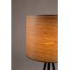 Lampe de Table Woodland Dutchbone Luminaire à Poser Eclairage d'Appoint en Bois et Métal 30x30x60cm
