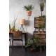 Lampe de Table Woodland Dutchbone Luminaire à Poser Eclairage d'Appoint en Bois et Métal 30x30x60cm