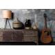 Lampe de Table Woodland Dutchbone Luminaire à Poser Eclairage d'Appoint en Bois et Métal 30x30x60cm