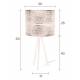 Lampe de Table Woodland Dutchbone Luminaire à Poser Eclairage d'Appoint en Bois et Métal 30x30x60cm