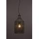 Suspension Jim Haute Dutchbone Luminaire Métallique 1 Ampoule Teinte Zinc Antique 25x25x47cm