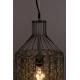 Suspension Jim Haute Dutchbone Luminaire Métallique 1 Ampoule Teinte Zinc Antique 25x25x47cm