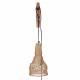 Applique Murale Alen Woody Luminaire d'Ambiance Eclairage Mural en Bois et Métal 17x18x47cm