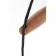 Applique Murale Alen Woody Luminaire d'Ambiance Eclairage Mural en Bois et Métal 17x18x47cm