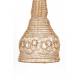 Applique Murale Alen Woody Luminaire d'Ambiance Eclairage Mural en Bois et Métal 17x18x47cm
