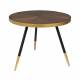Table Basse Denise Design Woody Table d'Appoint de Salon Table d'Entrée 40x61x61cm