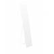 Psyché Blanc Miroir Trumeau à Poser Glace Rectangle en Acier 30,5x36,5x147,5cm