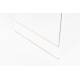 Psyché Blanc Miroir Trumeau à Poser Glace Rectangle en Acier 30,5x36,5x147,5cm