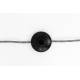 Lampadaire Tokio Noir Woody Luminaire Eclairage Réglable en Hauteur en Métal et Tissu 50x168x210cm