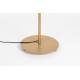 Lampadaire Lena Laiton Woody Lampe de Sol Luminaire sur Pied en Métal Laqué 51x51x154cm