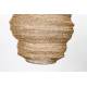Suspension Lena Laiton Woody Plafonnier Eclairage Plafond en Métal Laitonné 48x48x60cm