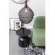 Suspension Lena Noire Woody Plafonnier Eclairage Plafond en Métal Noir 37x37x51cm