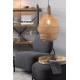 Suspension Lena Laiton Woody Plafonnier Eclairage Plafond en Métal 37x37x51cm