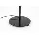 Lampe de Table Lena Noire Woody Lampe de Sol Luminaire sur Pied en Métal Laqué Noir 27x27x69cm