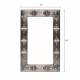 Miroir Volan Dutchbone Glace Murale Design Chic en Bois Plaqué Laiton Antique 4x70x110cm