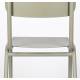 Lot de 2 Chaises Back To School Indoor Outdoor Gris Zuiver Assise en Aluminium Thermolaqué 43x49x82,5cm