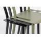 Lot de 2 Chaises Friday Noires Zuiver Sièges Outdoor Indoor en Aluminium 44x50x79cm