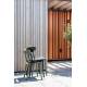Lot de 2 Chaises Friday Noires Zuiver Sièges Outdoor Indoor en Aluminium 44x50x79cm