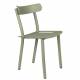 Lot de 2 Chaises Friday Vert Zuiver Sièges Outdoor Indoor en Aluminium 44x50x79cm