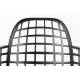 Lot de 2 Fauteuils Albert Kuip Garden Zuiver Siège Intérieur Extérieur en Aluminium Noir 59,5x59,5x82,5cm